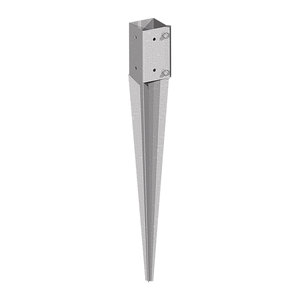 Woodford Spike Galvanised Post Support 24inch 75mm x 75mm