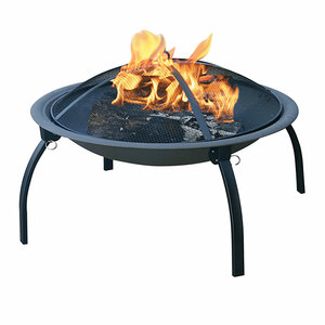 Portable Firepit with Cover and Poker