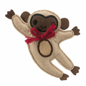 Trixie Monkey Cat Toy Fabric Catnip 12 cm