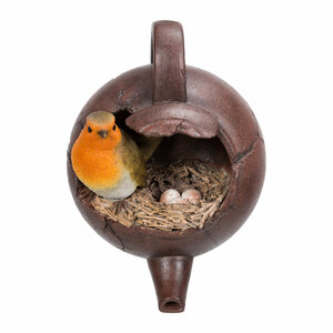 Vivid Arts Hanging Robin's Nest in Teapot