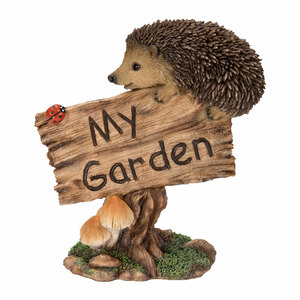Vivid Arts Hedgehog My Garden Sign 14cm
