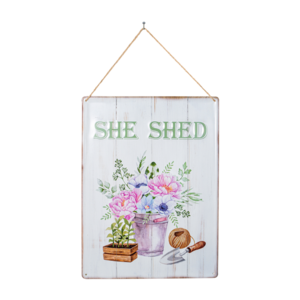 Vida She Shed Garden Sign