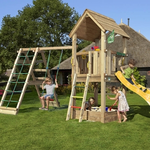 Jungle Gym Club Complete Climbing Frame with Swing and Slide