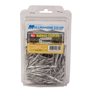 Barbed Staples 3.8 x 4.7mm 100 pack
