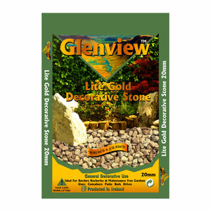 Glenview Lite Gold 20mm Stone 20kg