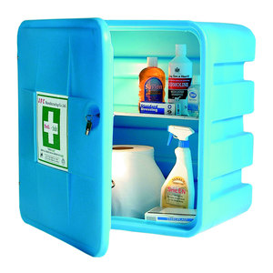 Medicine Cabinet Lockable Blue (JfC) MS001