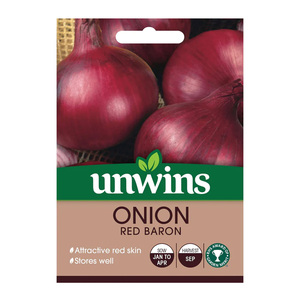 Unwins Seed Onion Red Baron