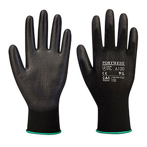 PU Palm Glove Black M