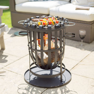Vancouver Steel Firebasket With Grill
