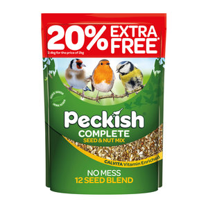 Peckish Complete Seed and Nut Mix 2kg+20%