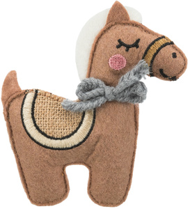Trixie Horse Cat Toy Fabric 10cm Catnip