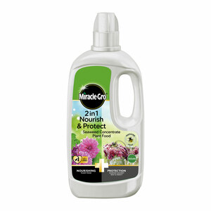 Miracle-Gro 2 in 1 Nourish & Protect Seaweed Food Concentrate 800ml