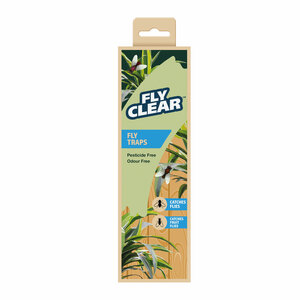 Fly Clear Fly Traps 4-Pack