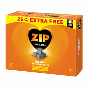 Zip Energy Firelighters 48+25% Extra Free
