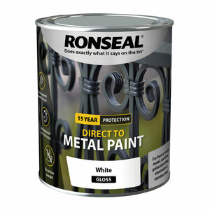 Ronseal Direct to Metal Paint White Gloss
