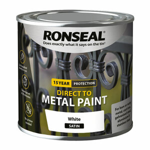 Ronseal Direct to Metal Paint White Satin