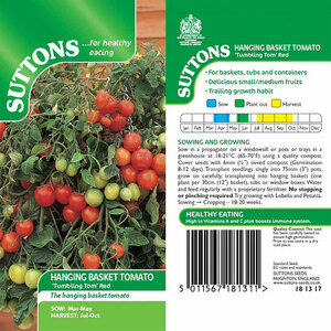 Sutton Seeds Hanging Basket Tomato 