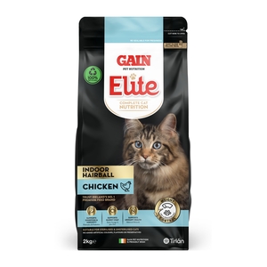 GAIN Elite Cat Indoor Hairball 2kg