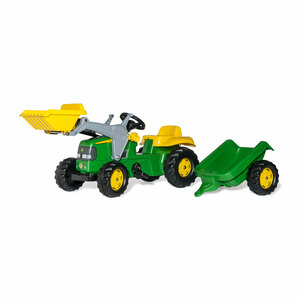 Rolly Ride-On John Deere Tractor with Loader & Trailer