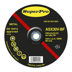 Superpro Professional Elite Metal cutting 9in Disc