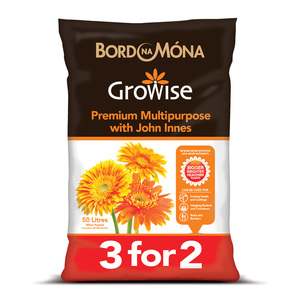 Bord Na Mona Growise Premium Multipurpose with John Innes 50L