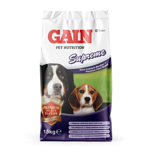 GAIN Supreme Dog Food 15kg