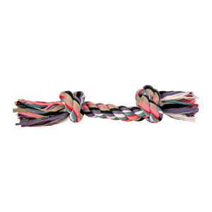 Trixie 2 Knot Colour Rope Toy 37cm Large