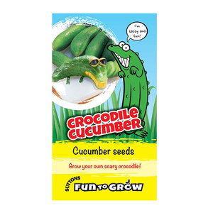 Suttons Seed Fun To Grow Cucumber Crocodile