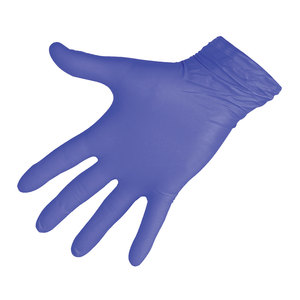 Febra Nitrile Purple Milking Gloves M