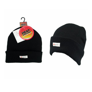 Heat Machine Thinsulate Black Hat