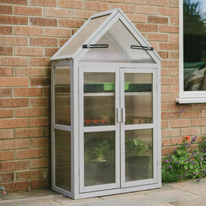 Grow It Wooden Growhouse - Dove Grey