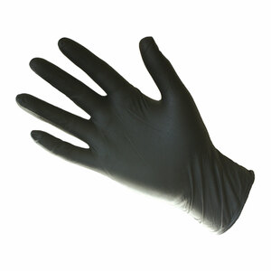 Black Nitrile Milking Gloves (100 Pack)