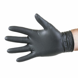 ForceField Black Nitrile Gloves (100 Pack)